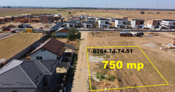 Teren cu gaz si curent - comuna Berceni_