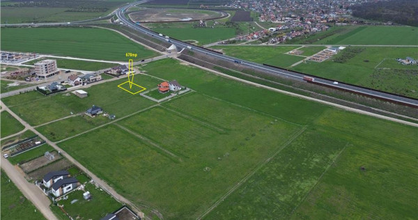 Teren 678 mp , d=20 ml, zona Cuza Voda , Dedeman