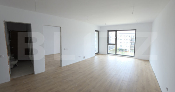 Apartament de 2 camere, Calea Moldovei, Bloc nou, parter