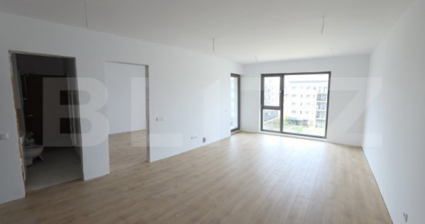 Apartament de 2 camere, Calea Moldovei, Bloc nou, parter