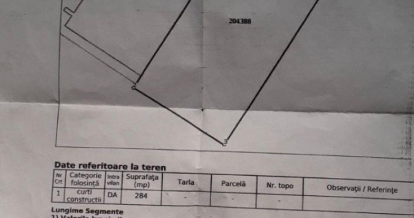 Teren de vanzare, 284 mp, zona Pantelimon