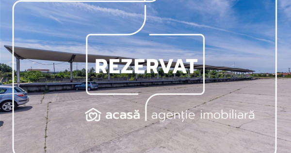 REZERVAT: Platformă betonată cu acces direct la calea f...