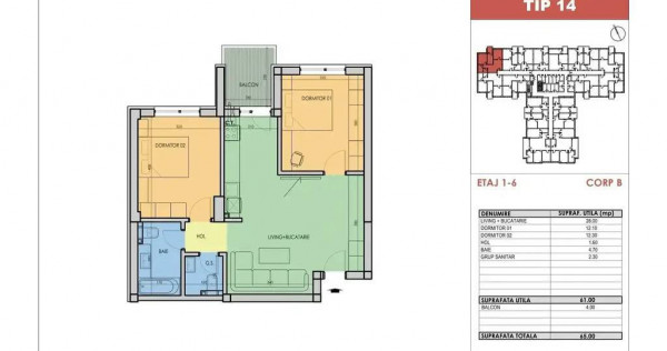 Nou 3 Camere - EGO Berceni - Metrou