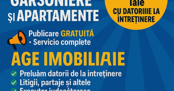 Podu Ros 1000 m distanta de Palas Mall - garsoniera mobilata si utilat