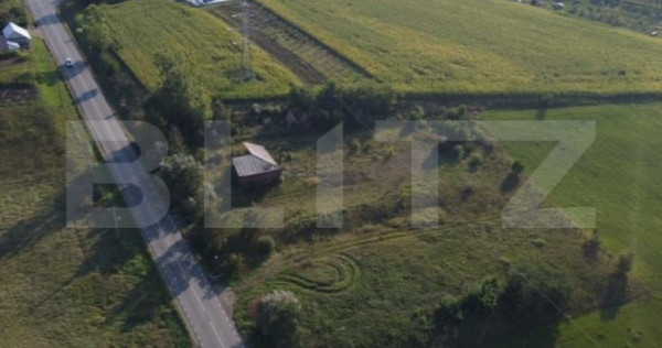 Teren intravilan 7500 mp , 100ml front la E85, Ratos, Radaut