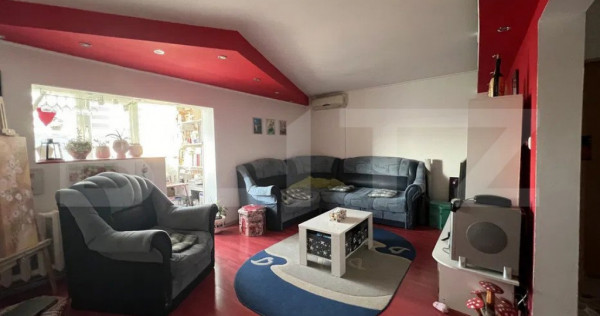 Apartament de 3 camere, 2 bai, 75mp utili, zona Dacia