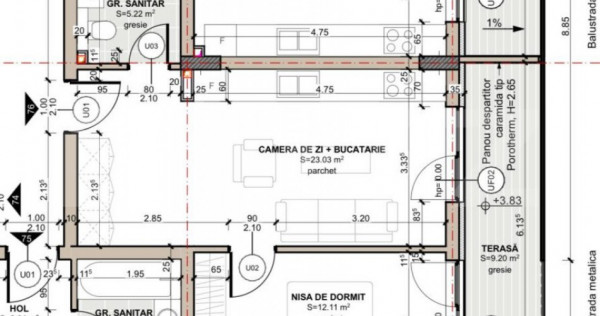 PROIECT NOU, apartament 2 camere finisat, 40 mp utili, zona