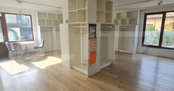 Spatiu comercial, 67 mp, gradina 19 mp, parcare, zona Avram
