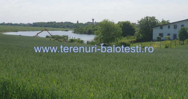 Teren intravilan langa lacul Balotesti 550mp