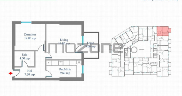 Apartament 2 Camere | 57 mp | Bloc Nou | Metrou Pacii / P...