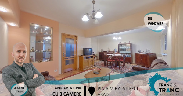 Apartament unic cu 4 camere vis-a-vis de Piata mica