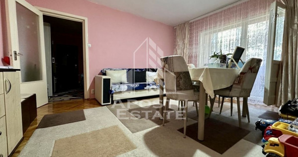 Apartament cu 2 camere, centrala proprie, etaj 1, zona Sa...