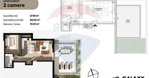 COMISION 0%| DE VANZARE| 2 CAMERE| TRACTORU| BLOC NOU|GAL...