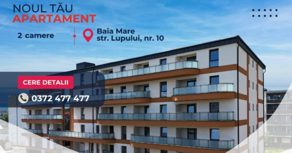 COMISION 0% - Ap. 2 camere - str. Lupului nr 10, Baia Mare