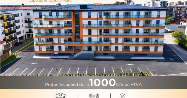 COMISION 0%-Apartament finisat 2 camere - str. Lupului nr10, Baia Mare