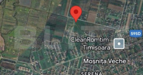 Teren 521 mp, front 17,5 ml. Mosnita Veche!