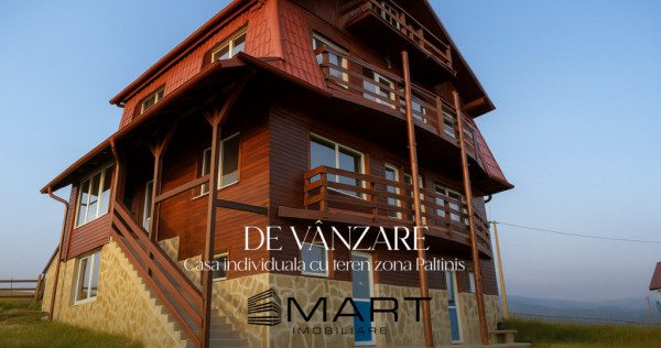 Casa individuala cu teren zona Paltinis
