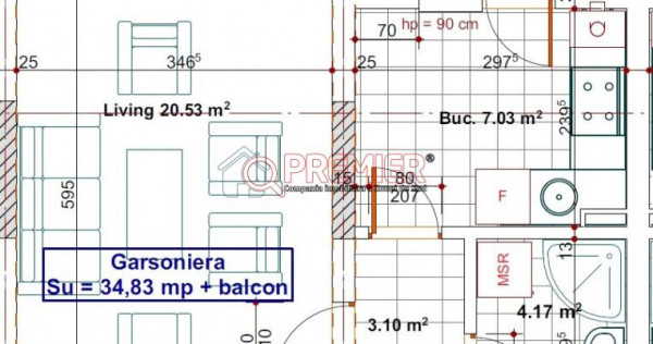 Garsoniera de 37 mp - avans 15% - Berceni Grand Arena