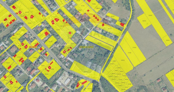 Teren 3157mp intravilan de vanzare in comuna Branesti