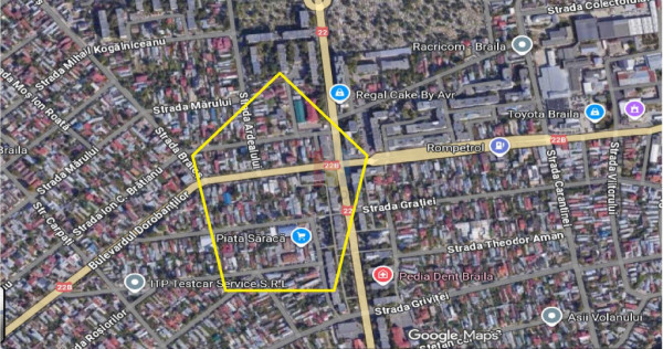 Teren 280mp FOARTE BUN zona Dorbanti # C.Galati