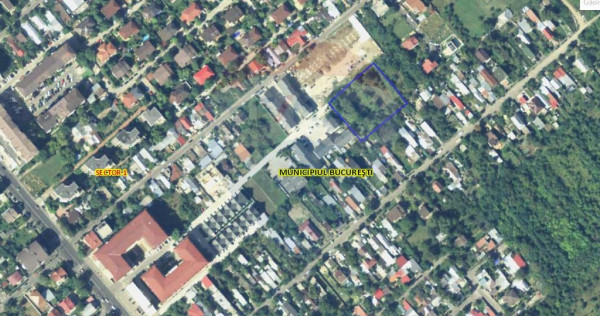 Teren Straulesti 3400 mp | deschidere 54m | metrou Straul...