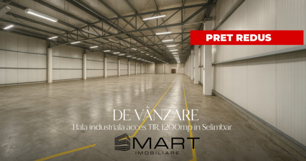 Hala industriala aut. ISU - 1200mp + birouri 900mp zona Mall