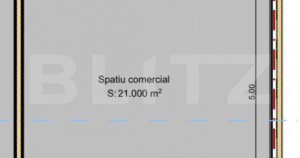 Spatiu comercial, 20 mp, parcare, zona Eroilor