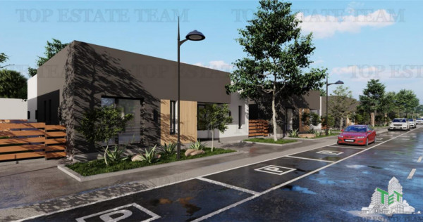 Vila stil mediteraneean, moderna, cu 4 camere ( parter ) si