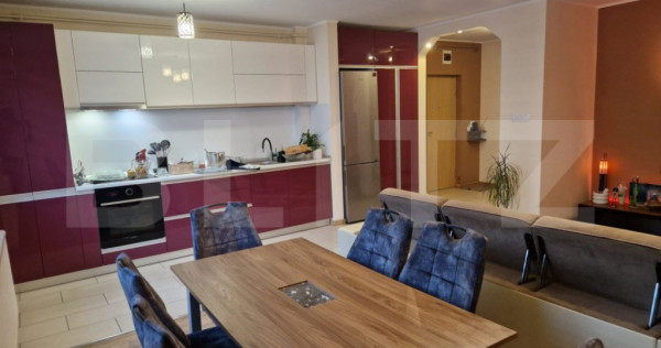 Apartament modern, cu 3 camere, 2 bai, 85 mp, 2 parcări, zo