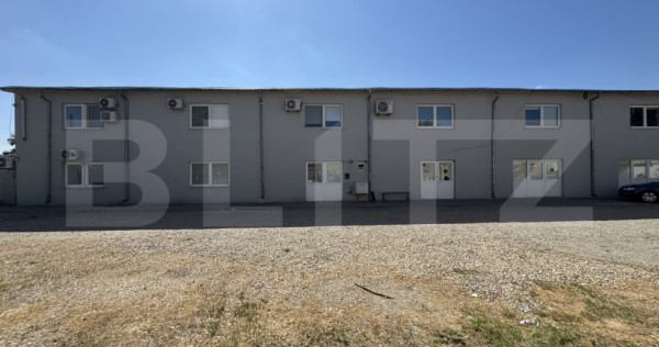 Hală pe parter cu birouri, 676 mp, acces tir, parcare, Bari