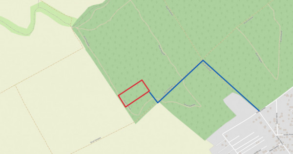 Padure 28.000mp - Saftica - 2e/mp - INVESTITIE - cel mai MIC