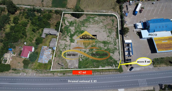 Teren la strada principala - E85 - DE INCHIRIAT - OFERTA!