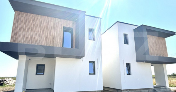 Casă individuală cu design modern și curte proprie – co