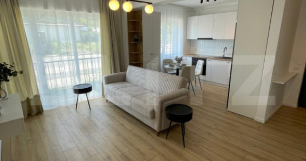 Apartament mobilat si utilat, incalzire in pardoseala, garaj