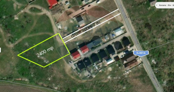 Teren intravilan, 2400 mp, Bragadiru