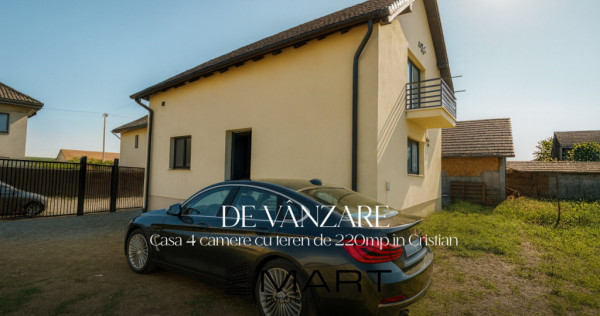 Casă individuală mobilată elegant, 4 camere, 2 băi, gră