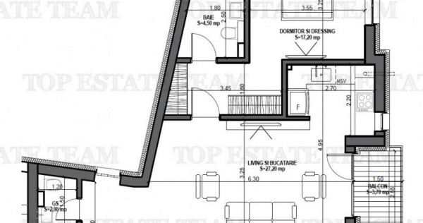Apartament 2 camere in bloc nou, zona Mosilor