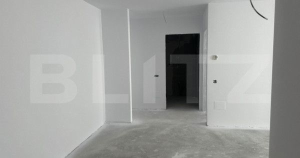 Apartament cu 2 camere, 58 mp, Parcare, Semifinisat, Elite C