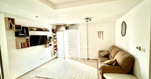 Apartament 3 camere cu curte proprie, complet mobilat, Giroc