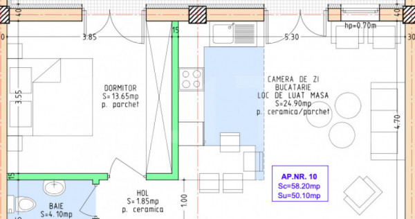Apartament 2 camere &icirc;n bloc nou &ndash; finalizare februarie 2