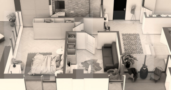 Penthouse de lux, 221 mp, vedere panoramica - zona centrala