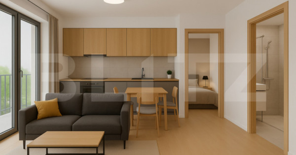 Apartament 2 camere, 44 mp, zona Centru