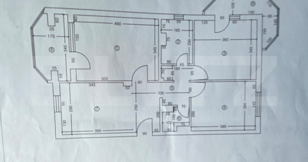 Apartament 3 camere decomandat, 66 mp - Lapus Arges, zona Su