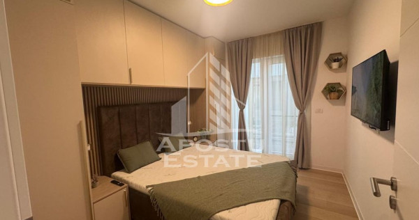Apartament cu 2 camere, grădină 90mp, zona Giroc