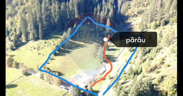 Teren 9555mp, din care 6120m.intravilan Vatra Dornei.