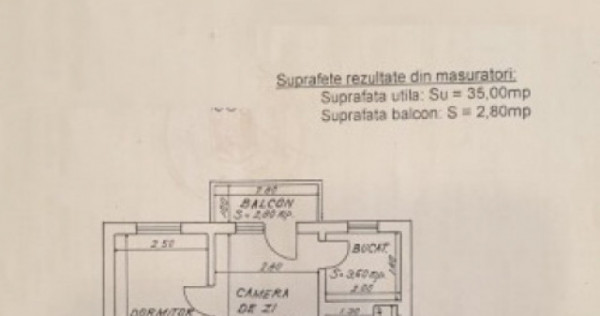 Apartament 2 camere Groapă - Scoala 8, Constanța