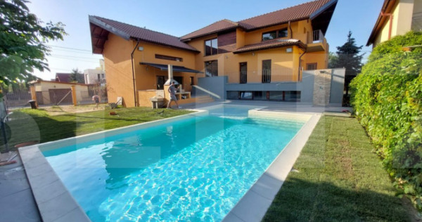 Vilă modernă 440 mp cu piscină și 9 camere &ndash; Dumbrăvi