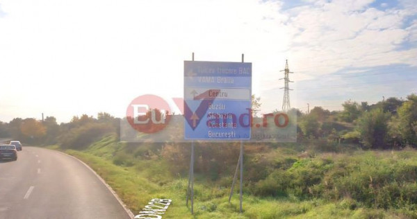 Teren intravilan 14.168 mp &ndash; pozitie excelenta la intrarea in Braila