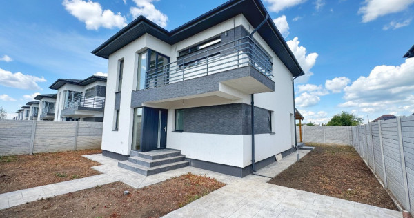 Vila individuală P+1E || 5 camere ||2 băi + dressing ||teren 360mp