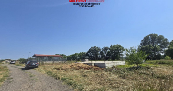 Teren intravilan de vanzare - zona Gelco- cu fundatie si proiect!